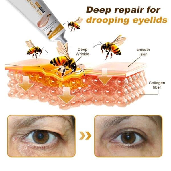 Bee Venom Cream Jar Close-Up – Anti-Aging Skincare Product Photography